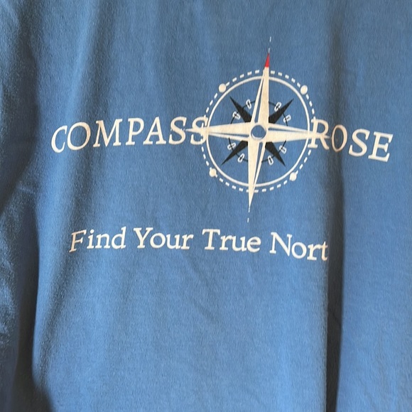 Compass Rose Apparel, ship, t-shirt, size medium - Picture 2 of 3